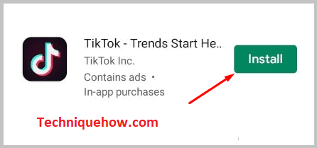 Install TikTok