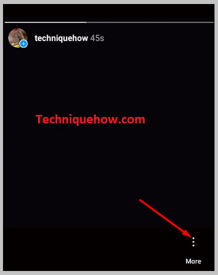 Just tap on the three dots appearing at the top right
