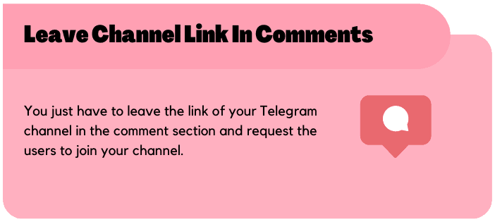 Leave Channel Link in Comments
