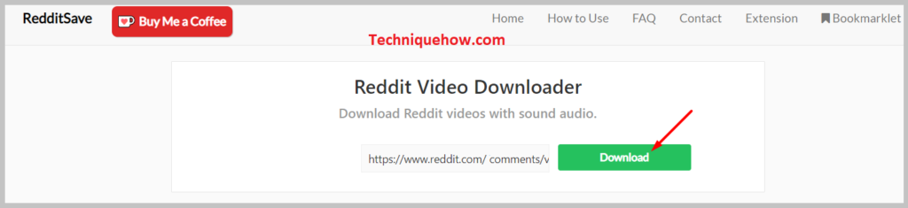 Locate the video link that you wish to download