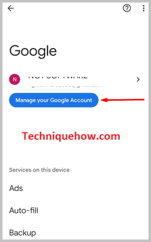 Manage your Google Account