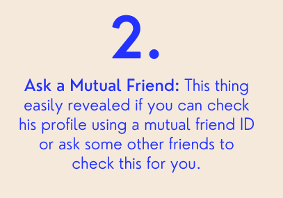 Mutual Friend to Check the Stuff for You
