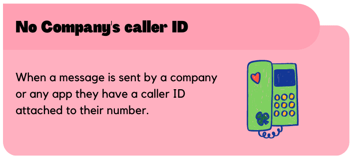 No company's caller ID