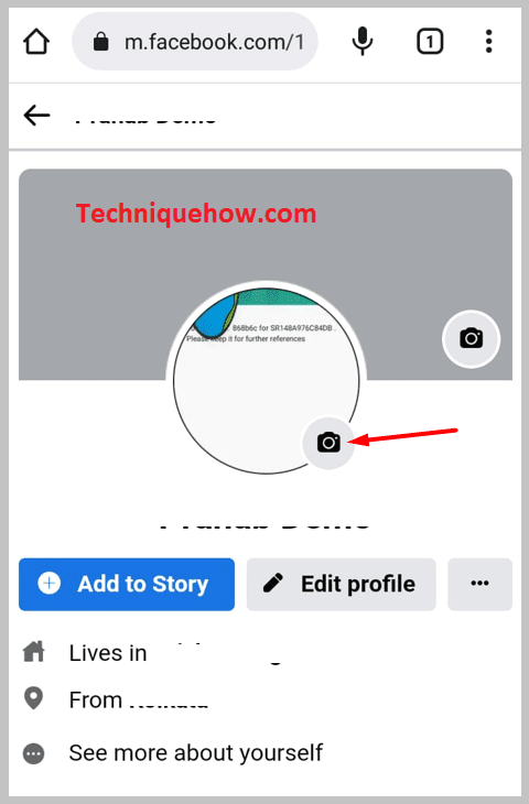 Now go to profile and tap 