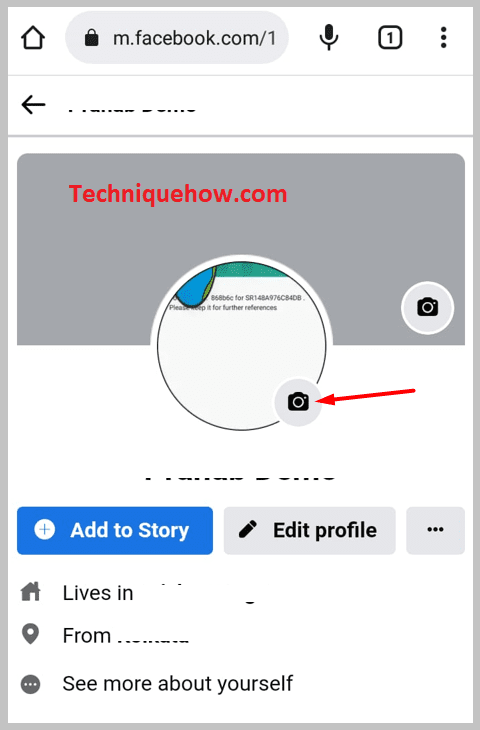 Now go to profile and tap