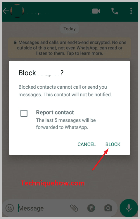 Now just click on Block