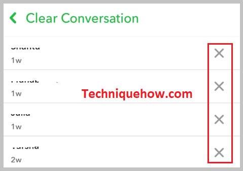 Now tap on any chat that on snapchat app