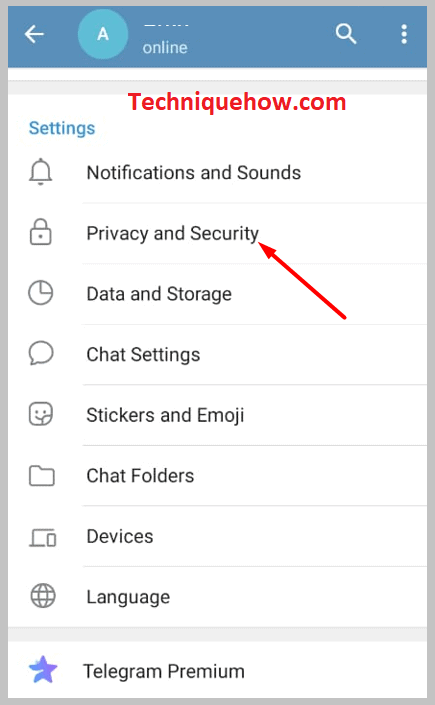 Privacy and Security telegram app