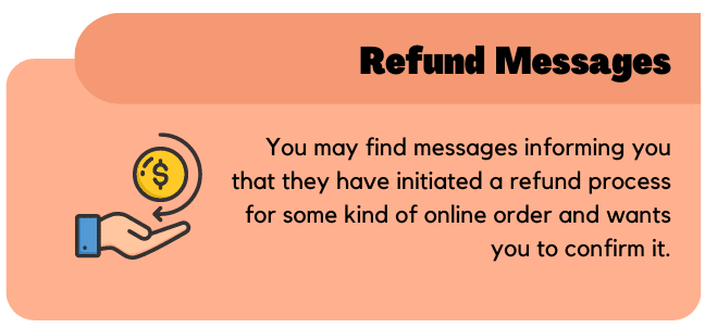 Refunds messages