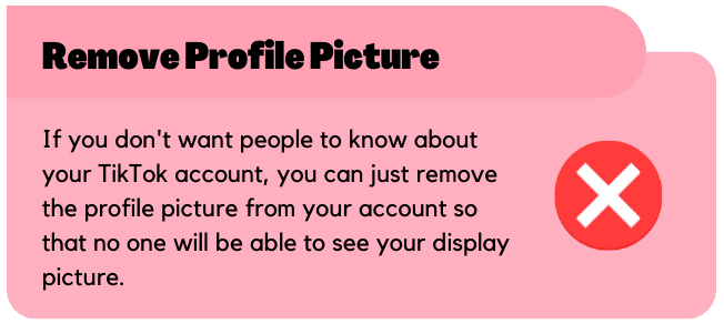 Remove profile picture