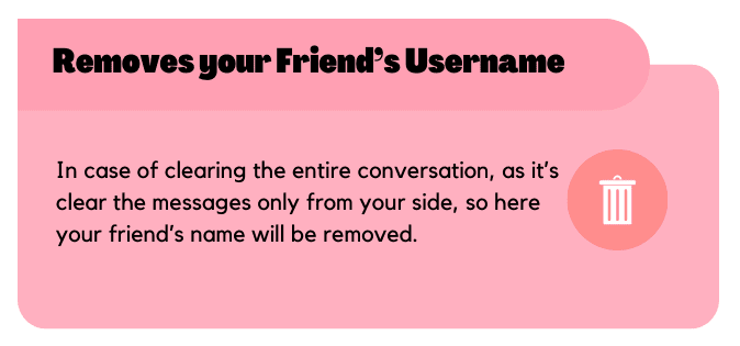 Removes your Friend's Username
