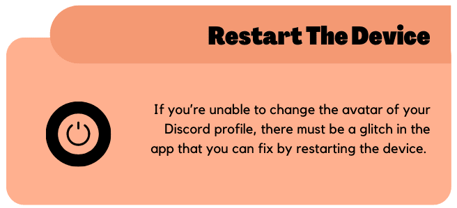 Restart the device