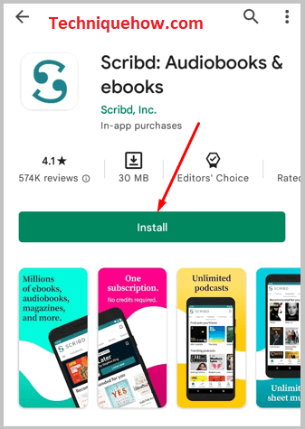 Scribd Install