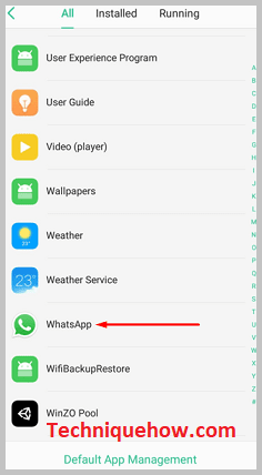 Select Whatsapp