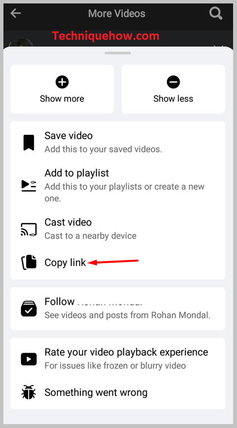 Select the video you want