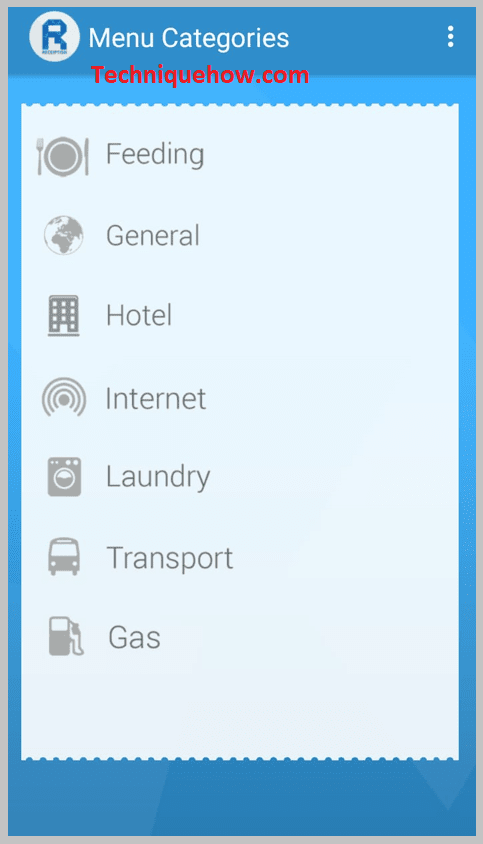 Select your category from the Menu Categories