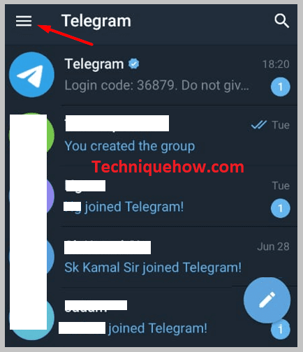 Settings section of the application