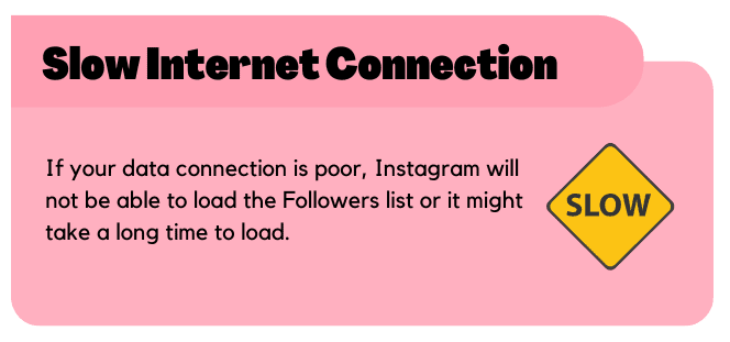 Slow internet connection