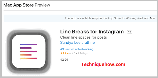 Space Caption Insta Line Break