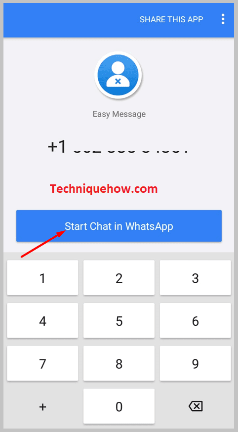 Start Chat in WhatsApp