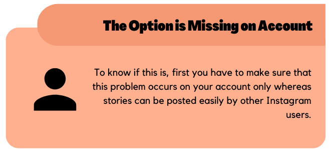 The option is Missing on your Account only