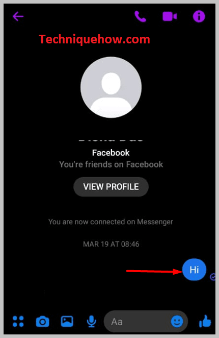 Then tap or long-press on that message