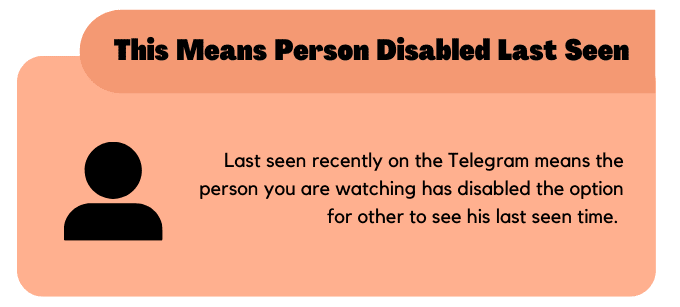 This means Person Disabled the Last Seen