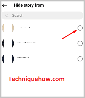 Tick on uncheck