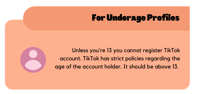 Underage profiles