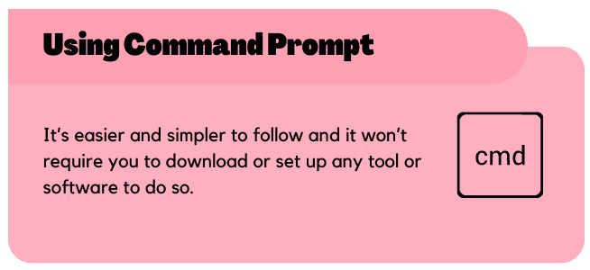 Using Command Prompt