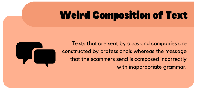 Weird composition of text