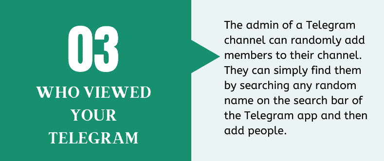 Who Viewed your Telegram from Activity