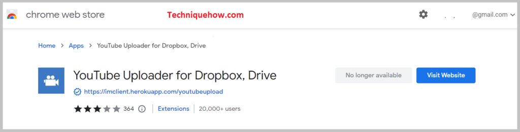 YouTube uploader for Dropbox, Drive' 