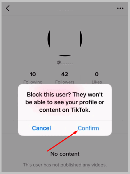 You'll need to confirm it by clicking on Confirm