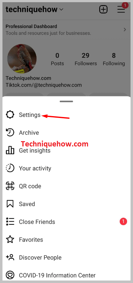 and proceed to Settings