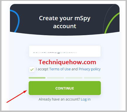 click on Continue