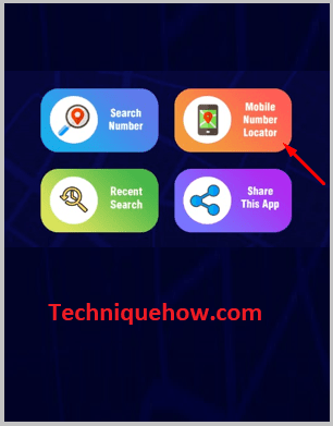 click on Mobile Number Locator