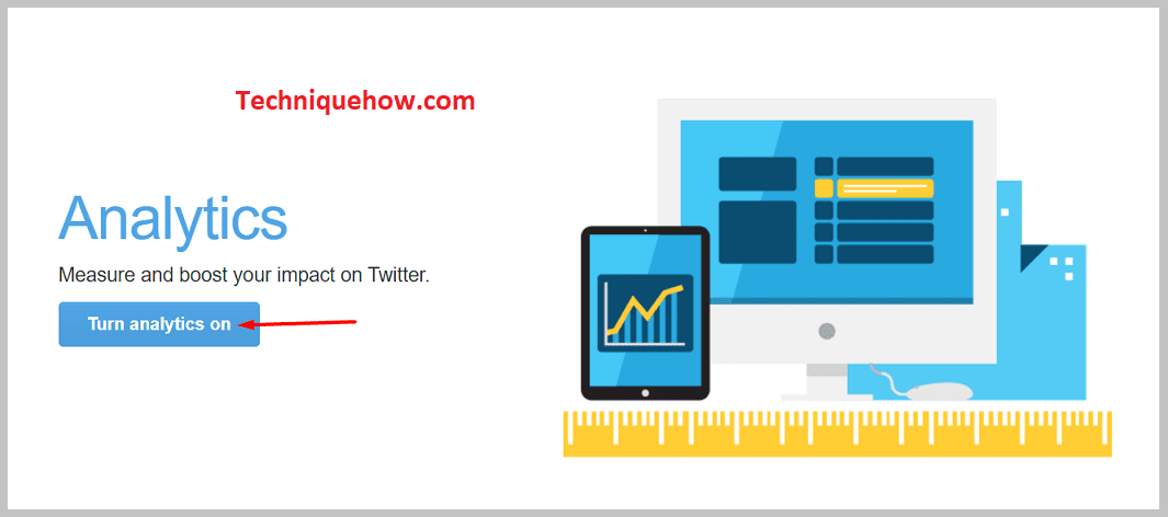 click on the Turn analytics on option