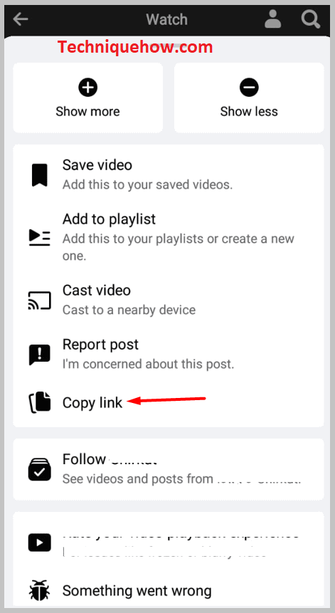 click-the-Copy-link-button