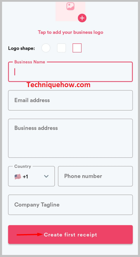 clicking on Add product items
