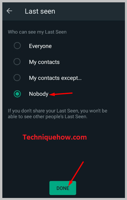 clicking on Nobody
