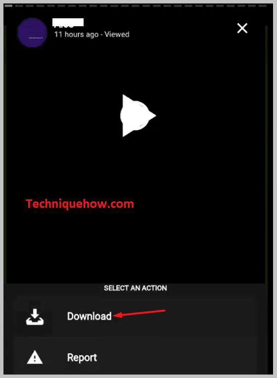 download the story click on the 'Download' option