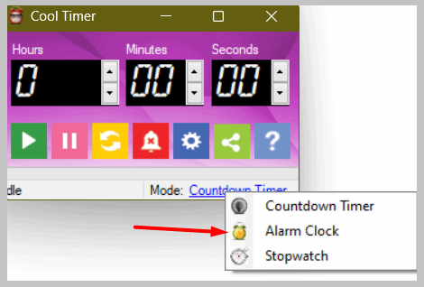 downloaded the 'Cool Timer' app, open it