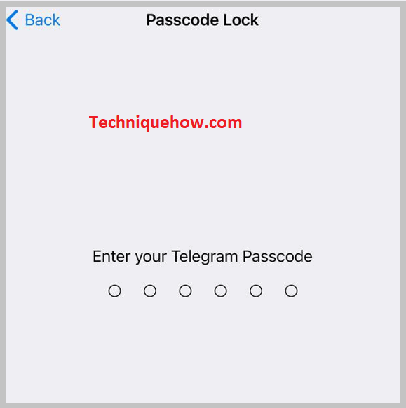 enter and set a six-digit pin