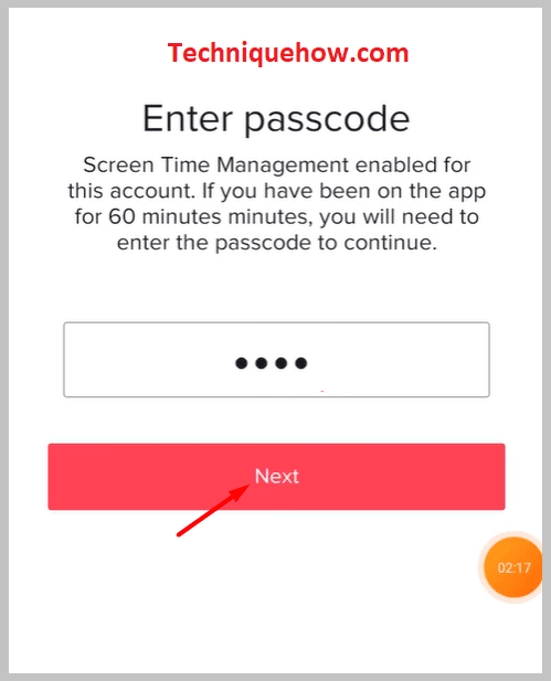  existing password on tiktok