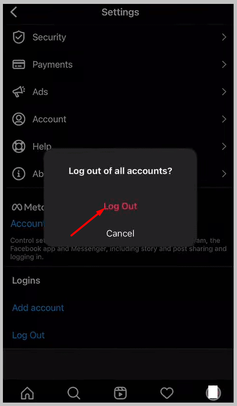 gain a pop-up will appear asking