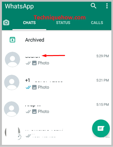 individual chat on whatsapp app