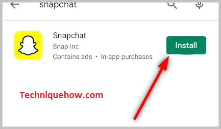 install Snapchat