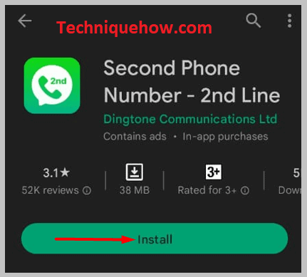 install the 2nd Line - Second Phone Number