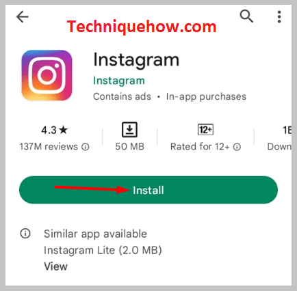 install the Instagram app